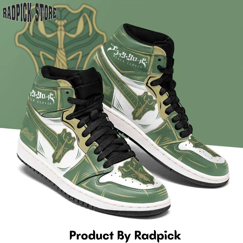 Green mantis magic knight air jordan high top sneakers anime  rp0243610